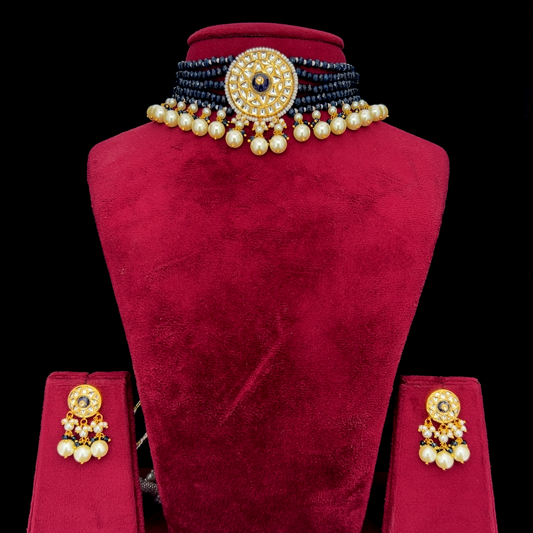 Natural Diamond Polki Necklace Sets | Authentic Bridal Polki Jewellery
