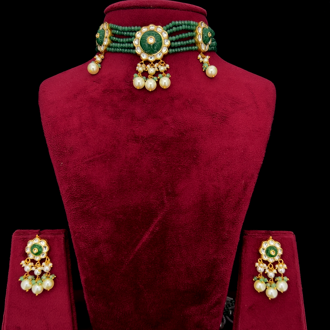Natural Polki Diamond Wedding Jewellery