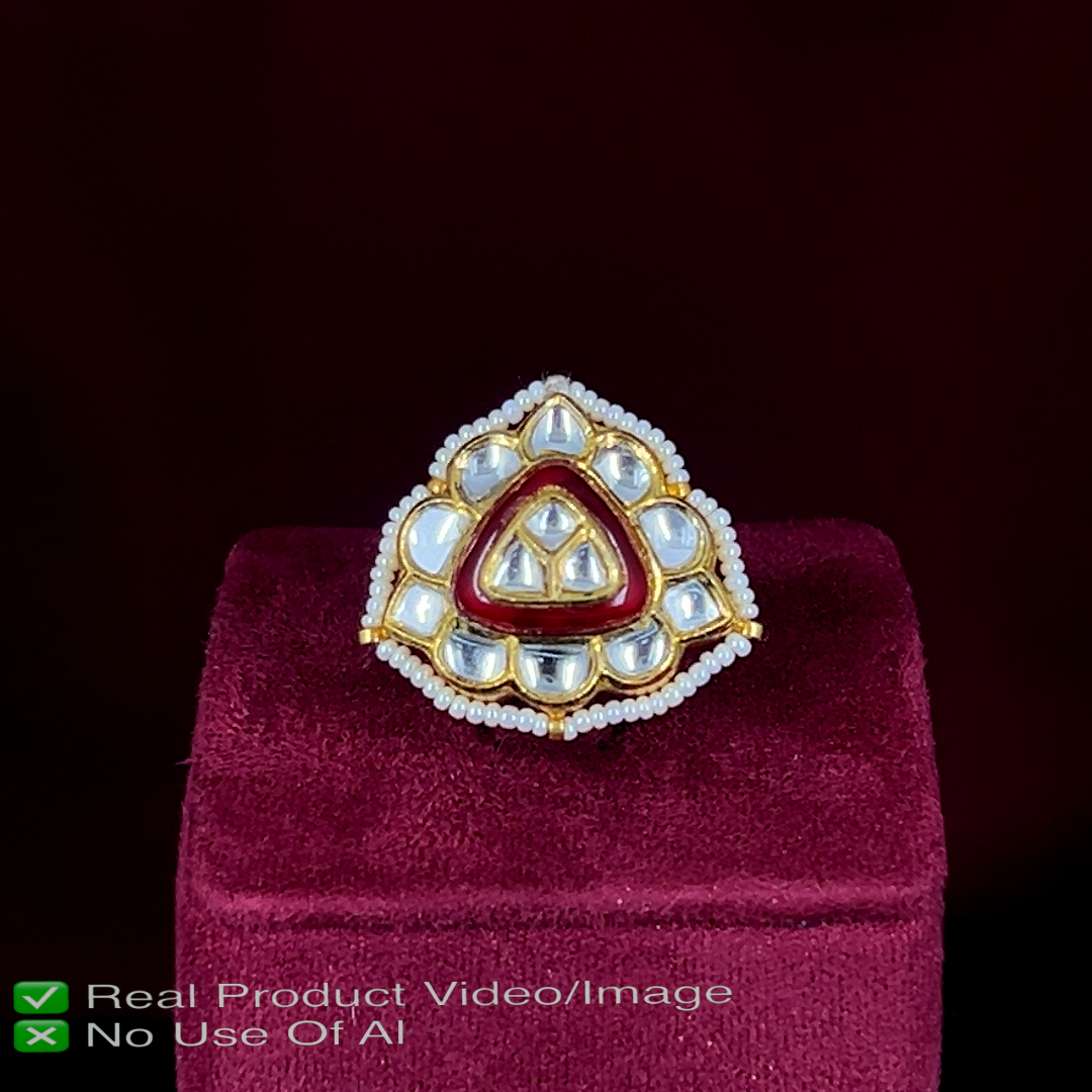 Exclusive Polki Diamond Ring Collection Online