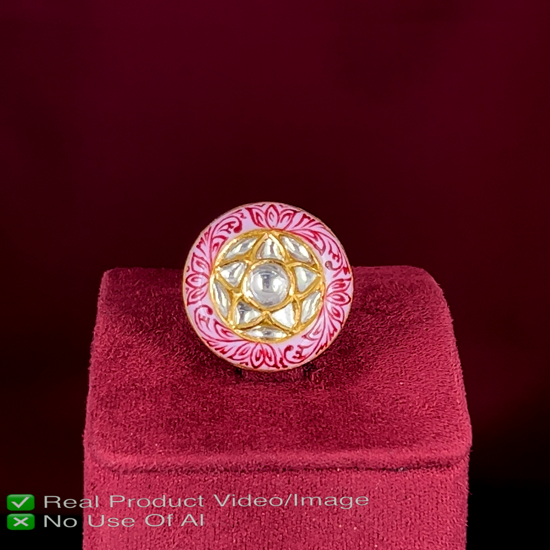 Exclusive Polki Diamond Ring Collection Online