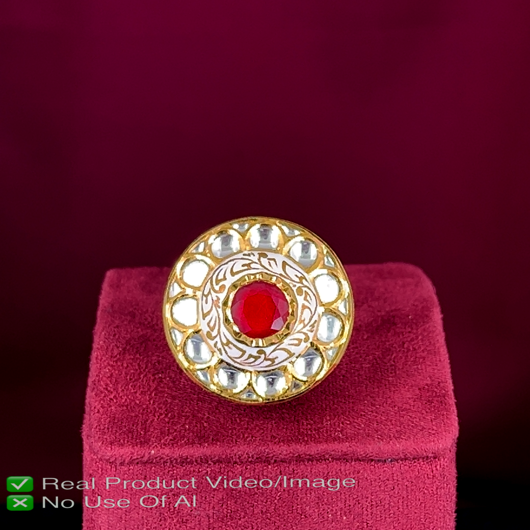 Traditional Polki Diamond Ring Collection