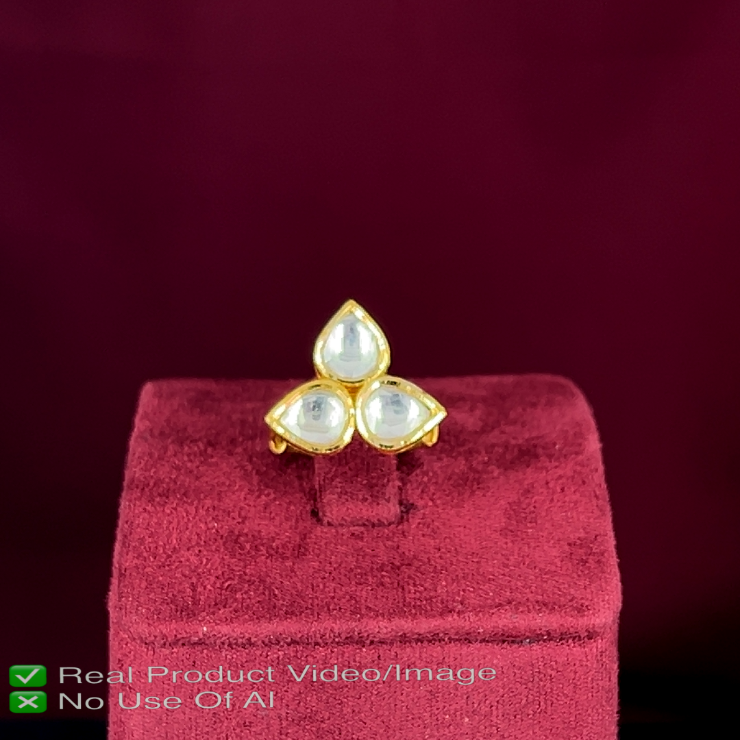 Polki Diamond Rings in 18K Gold | Certified Natural Diamonds
