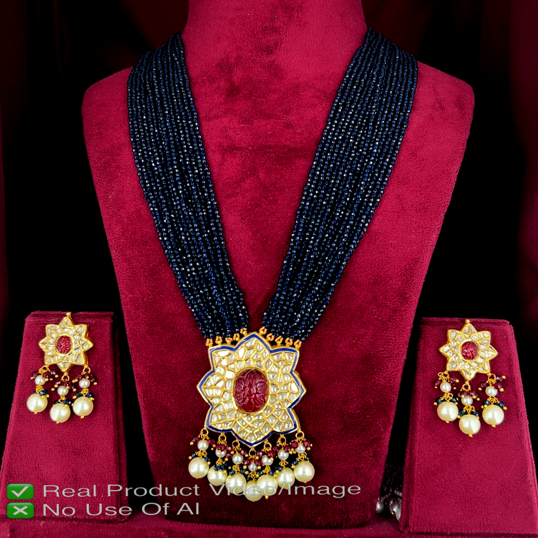 Natural Diamond Polki Necklace Sets | Luvhira Heritage
