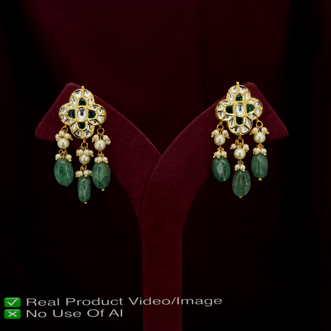 Natural Polki Diamond Wedding Jewellery