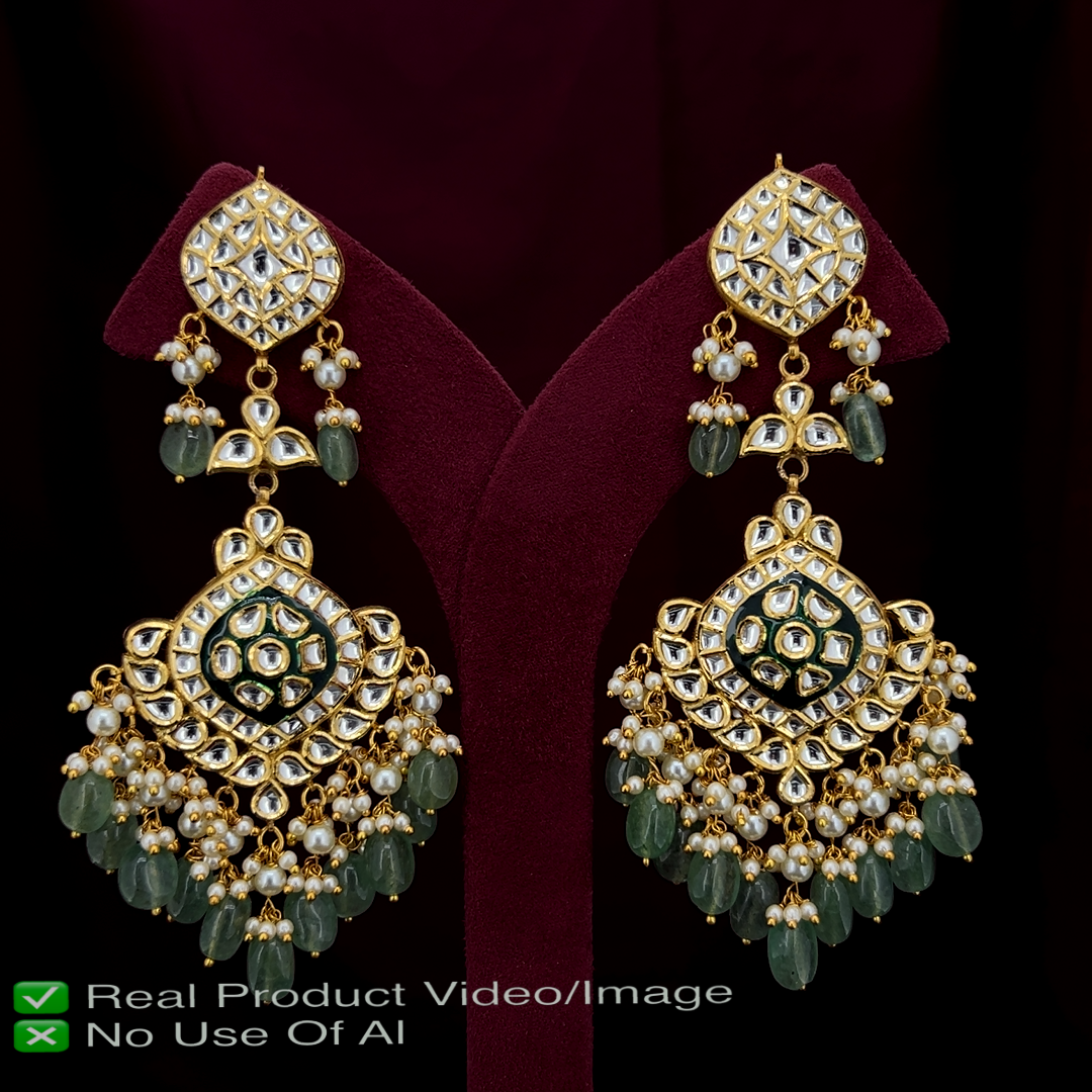 Statement Natural Diamond Polki Necklace Sets