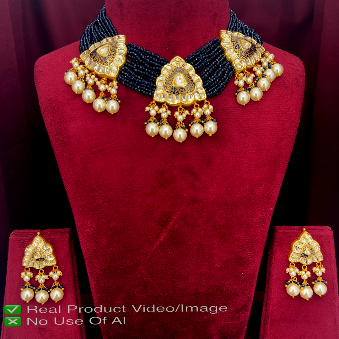 natural Diamond choker set