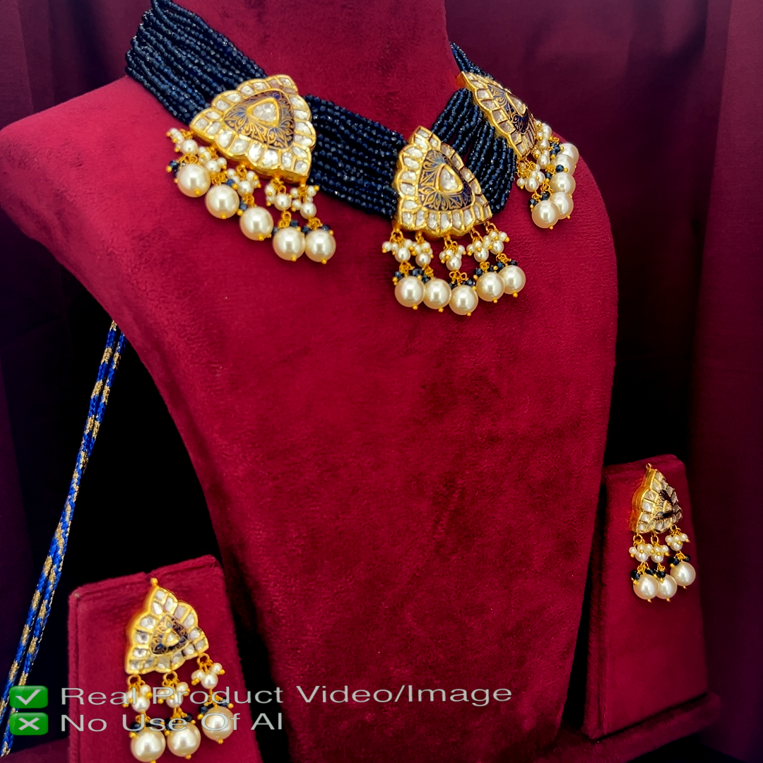natural Diamond choker set