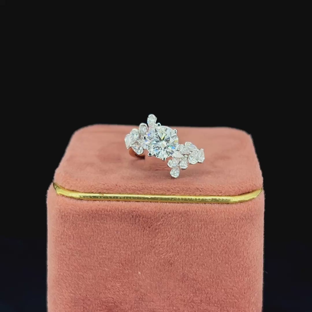 Diamond Blossom Ring 💎