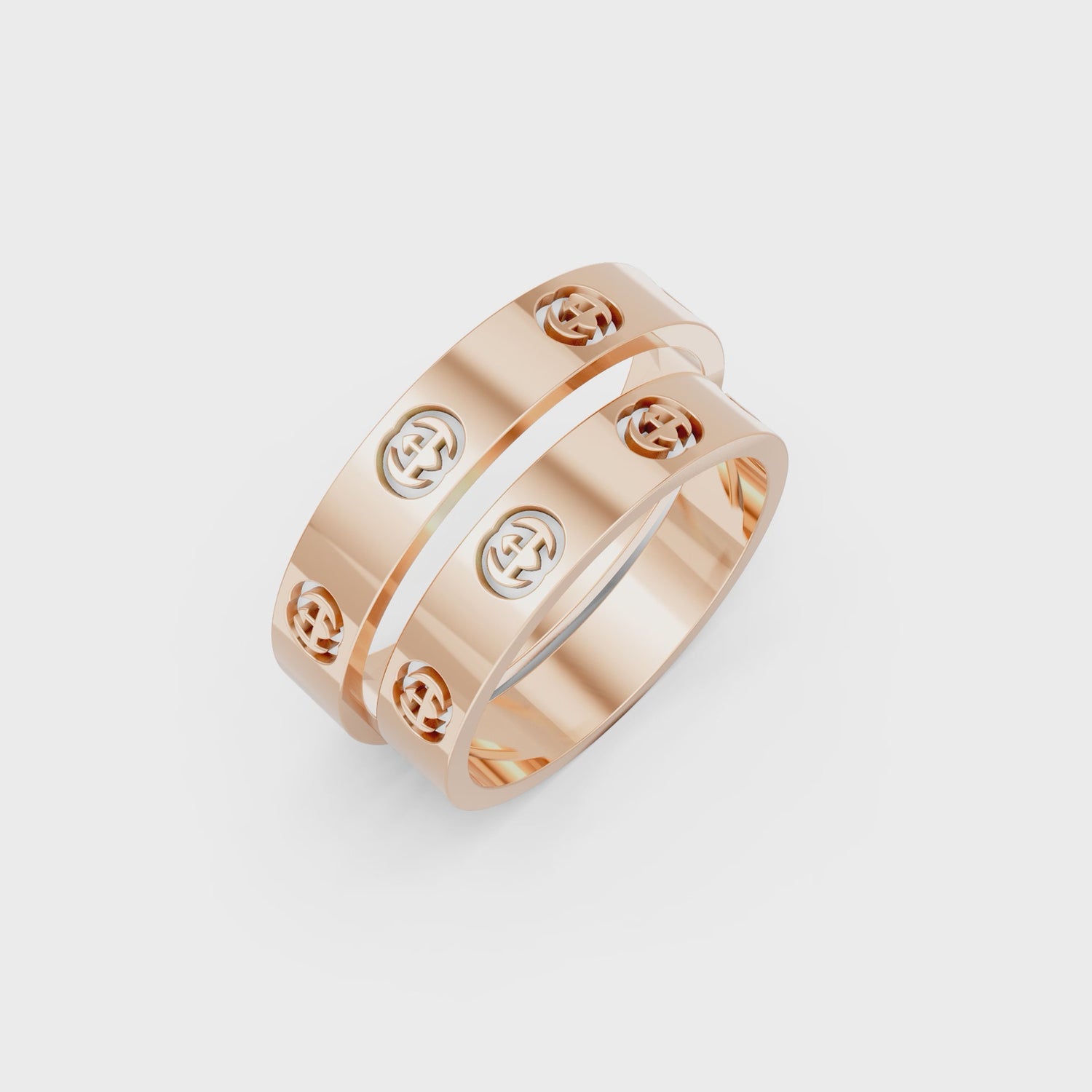 Luve' Bonds – Lab-Grown Diamond Velvet Couple Bands