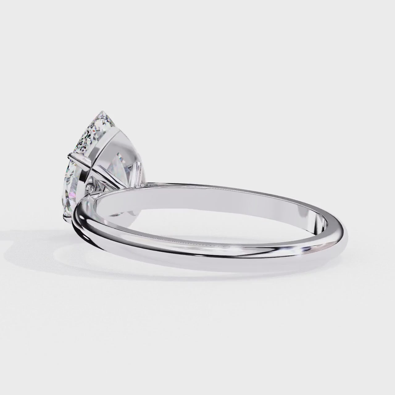 Serenity Lab-Grown Diamond Solitaire Ring