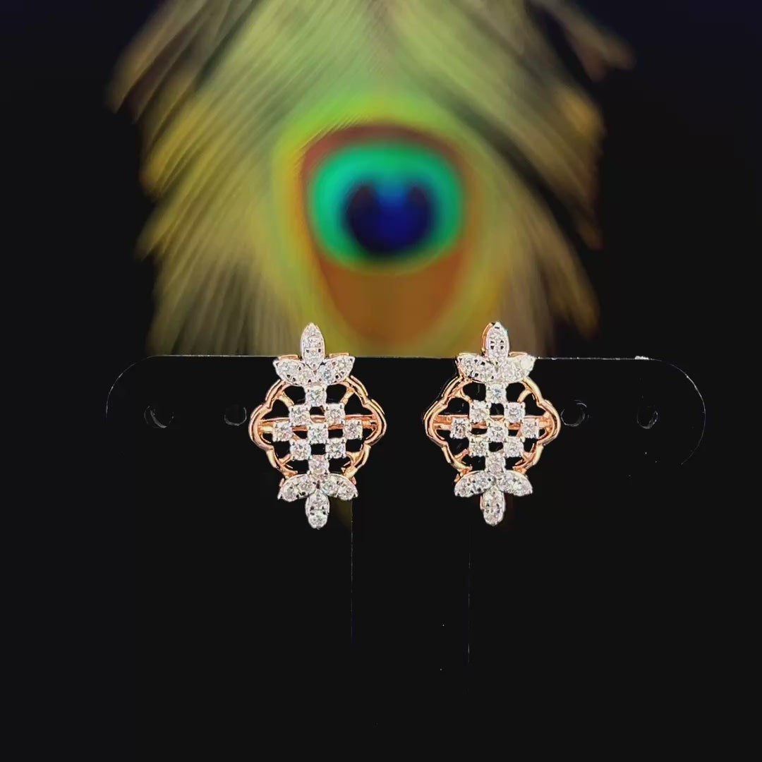 Jharokha Diamond Studs