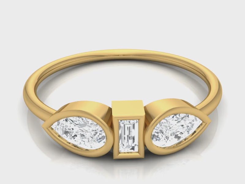 Mckinley Three Stone Ring
