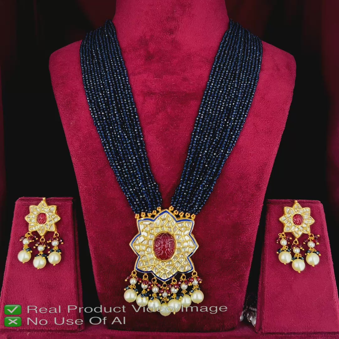 Natural Diamond Polki Necklace Sets | Luvhira Heritage