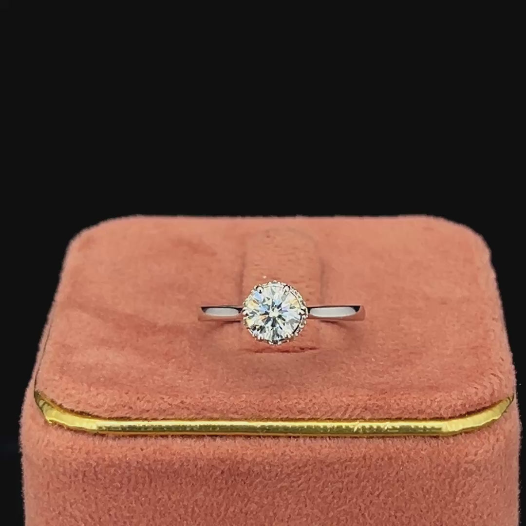 Eterna Solitaire Diamond Ring 💎