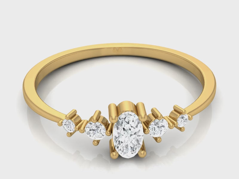 Frances Lab-Grown Diamond Solitaire Ring