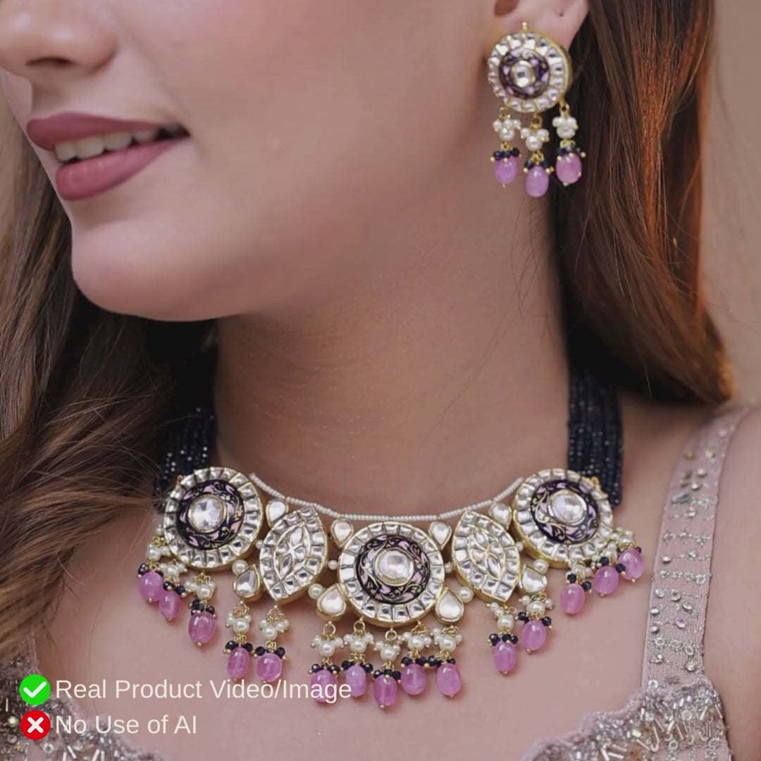 Natural Diamond Polki Necklace Sets | Indian Bridal Heritage