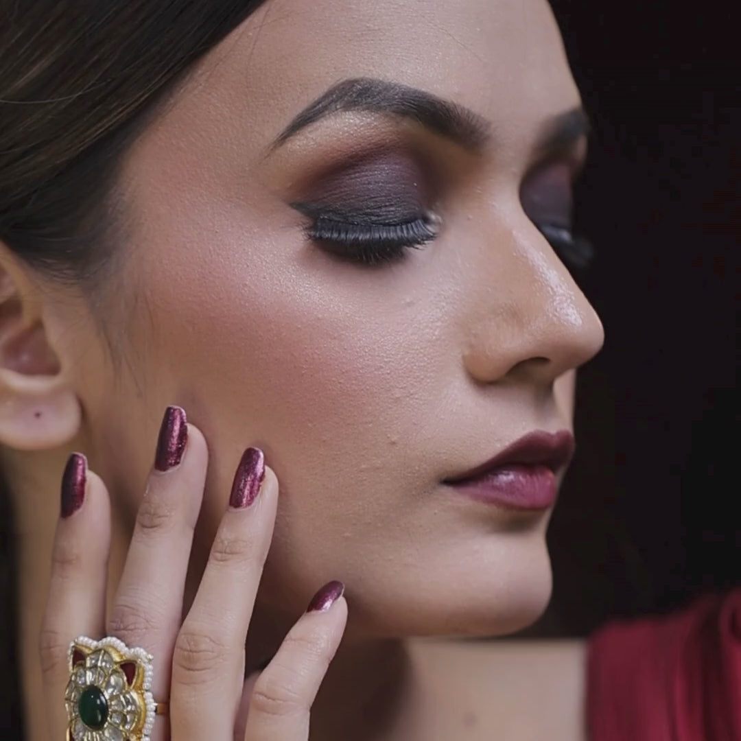 Natural Polki Diamond Rings | Luxury Gold Jewelry