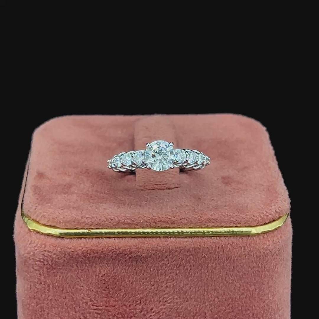 Crown Spark Diamond Ring