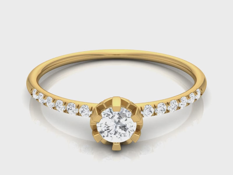 Helena Lab-Grown Diamond Solitaire Ring