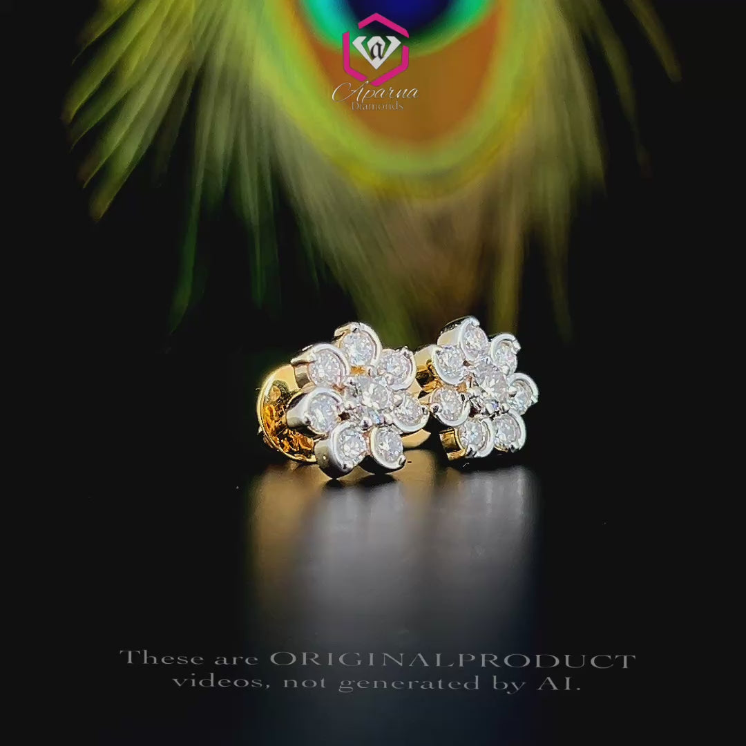 Daisy Diamond Studs