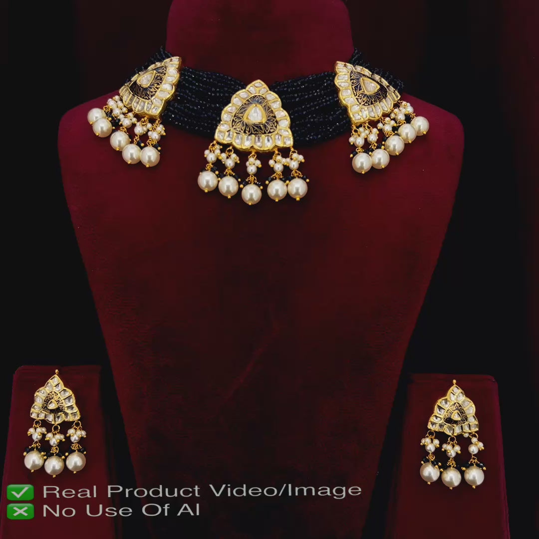 natural Diamond choker set