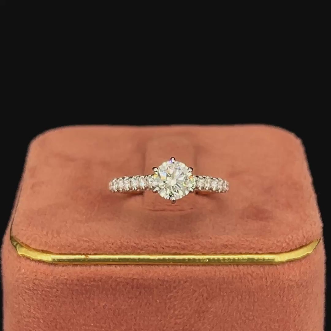 Spark Solitaire Diamond Ring 💎