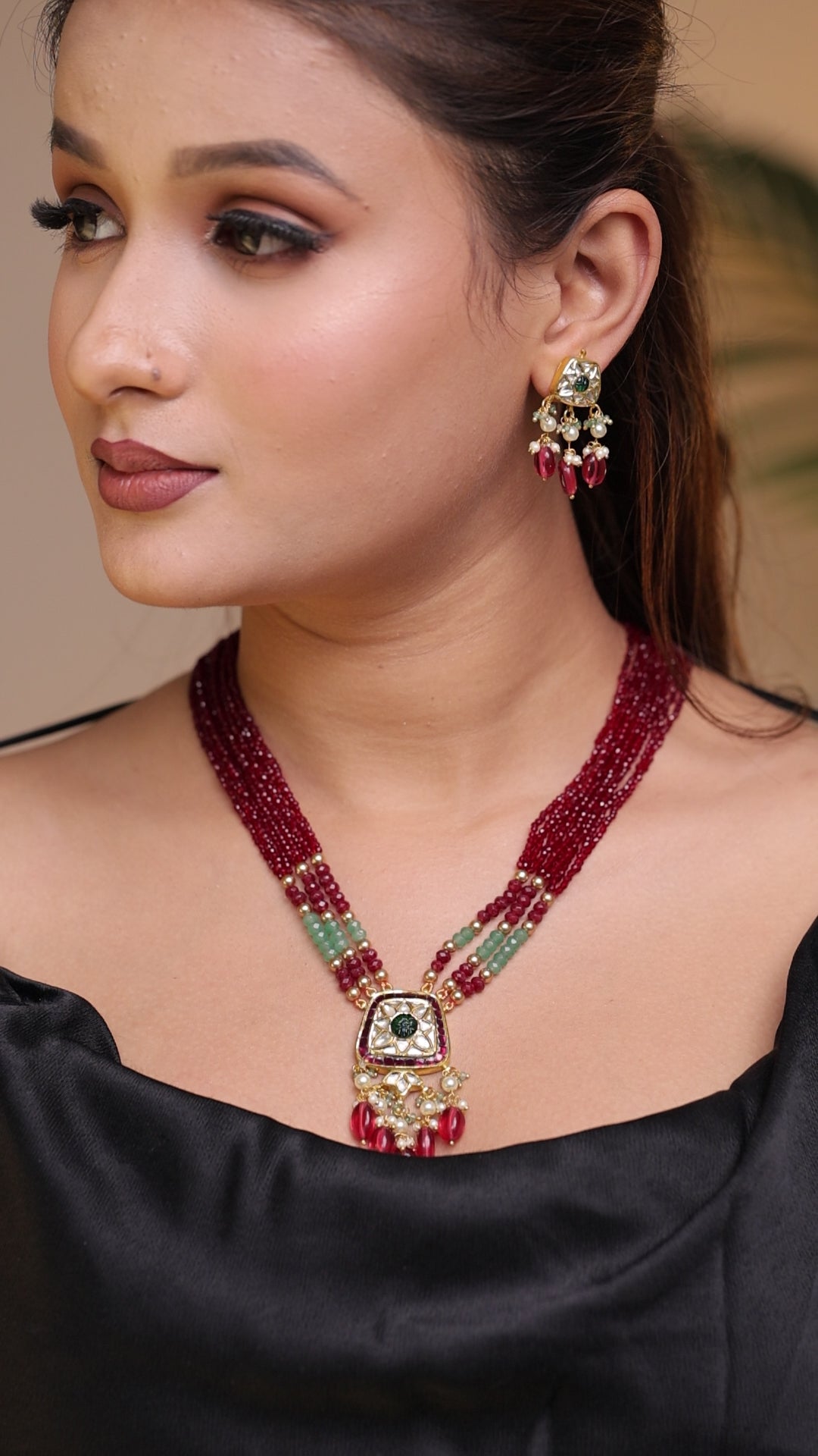 Rani Beads Polki Set
