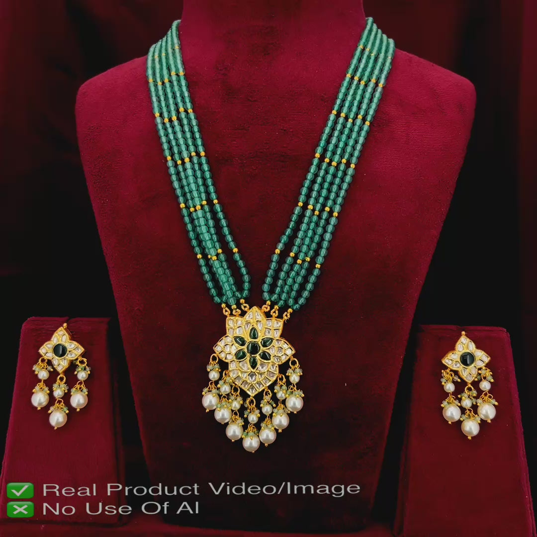 Natural Diamond Polki Necklace Sets | Authentic Heritage Jewellery