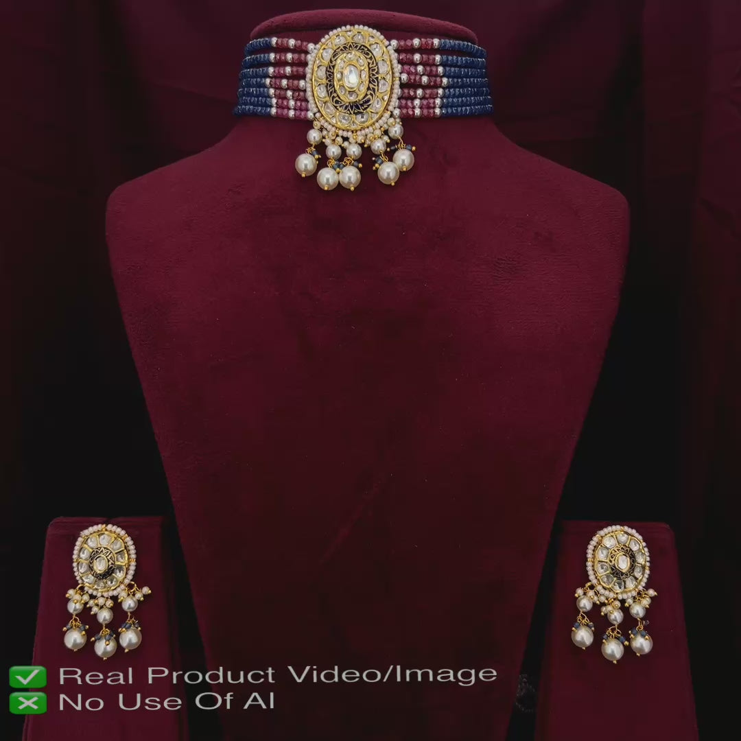 Natural Diamond Polki Necklace Sets | Heritage Bridal Collection