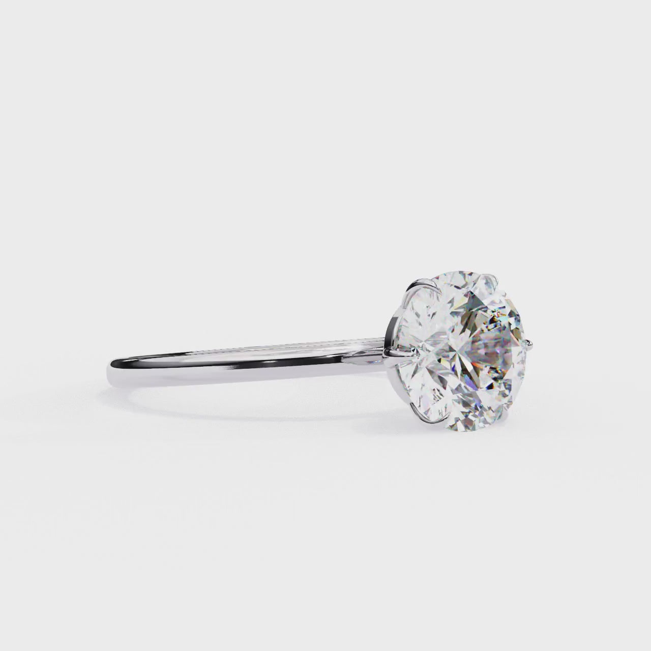 Nevaeh Lab-Grown Diamond Solitaire Ring