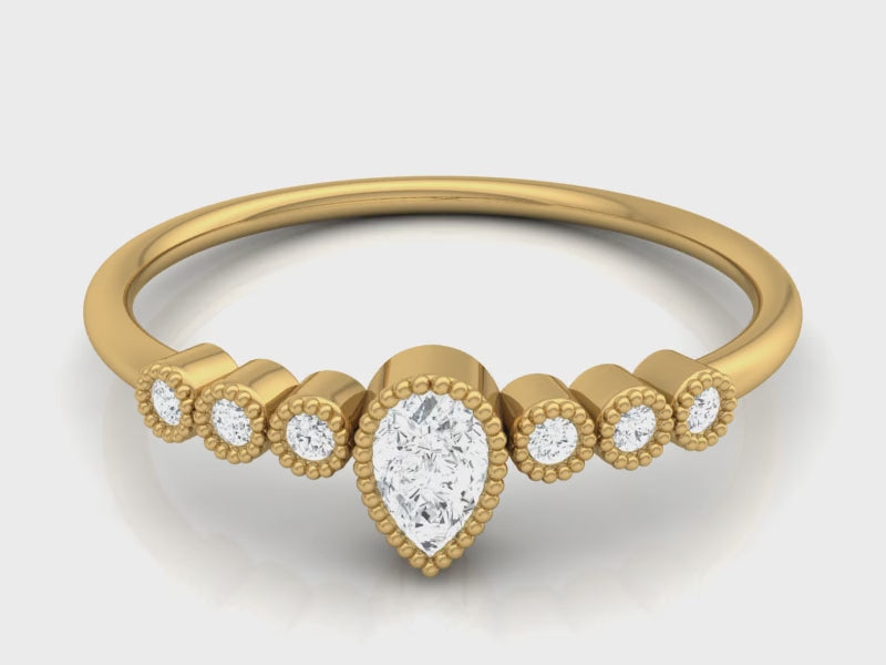 Liana Lab-Grown Diamond Solitaire Ring