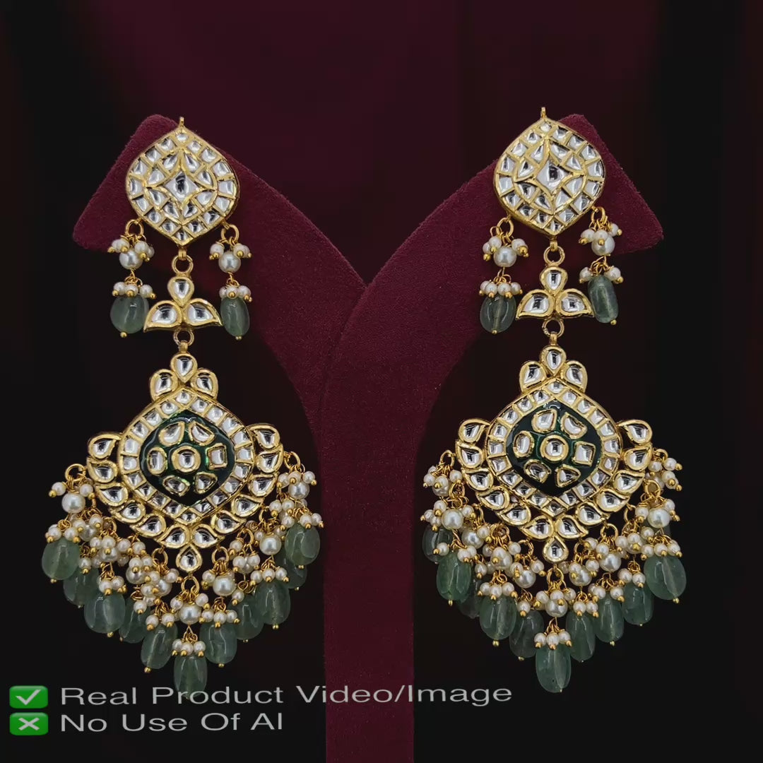 Statement Natural Diamond Polki Necklace Sets