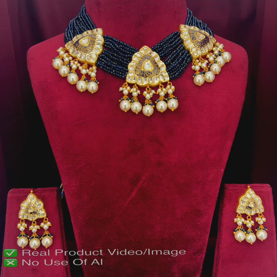 natural Diamond choker set