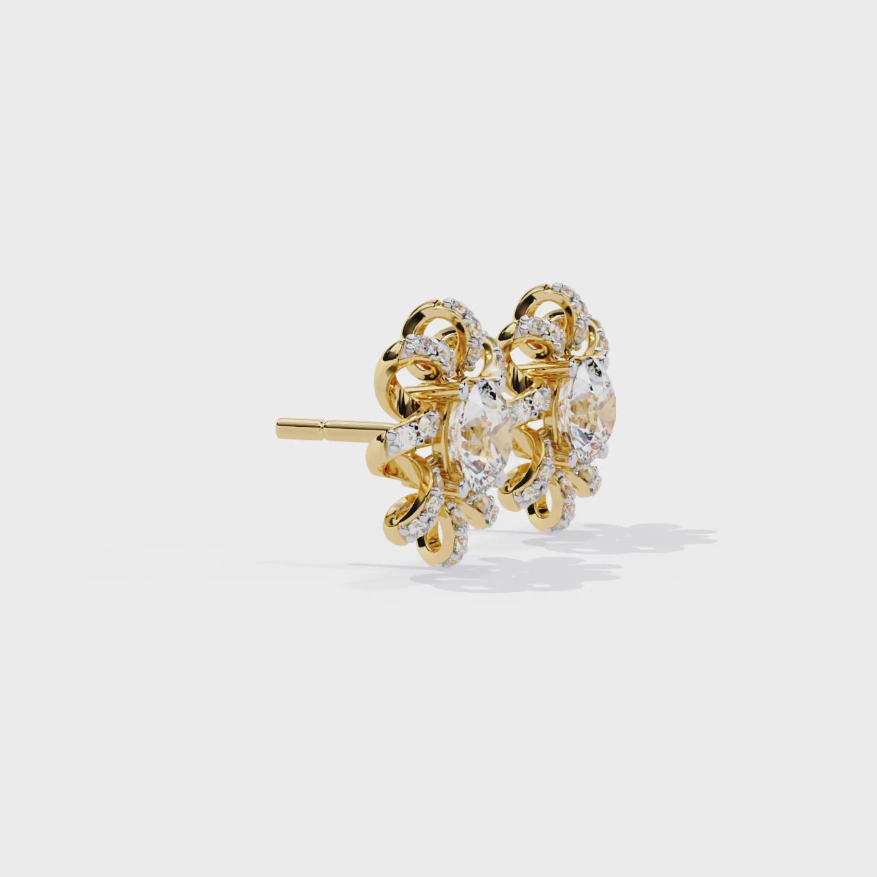 Trinity Lab-Grown Diamond Solitaire Earring
