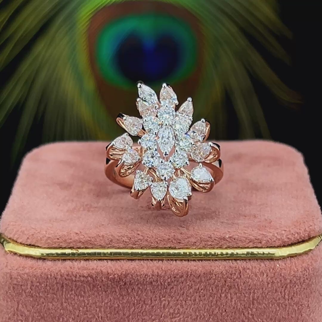 Diamond Bloom Ring