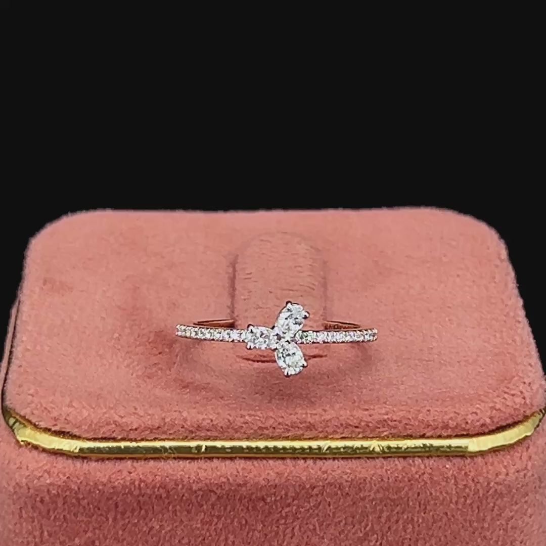 Petite Bloom Diamond Ring