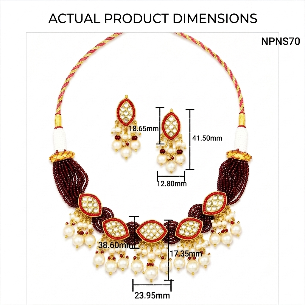 Natural Diamond Polki Necklace Sets | Luxury Indian Jewellery